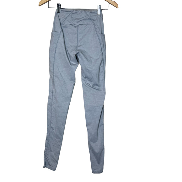 GymShark Dry Moisture Management Leggings Side Pockets Workout Gray‎ - Picture 4 of 9